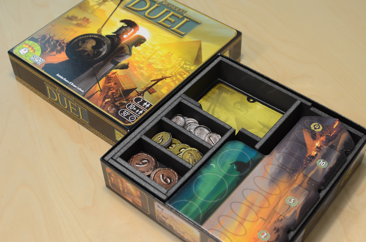 七大奇蹟對決-質感桌遊收納盒 7 Wonders:Duel Insert