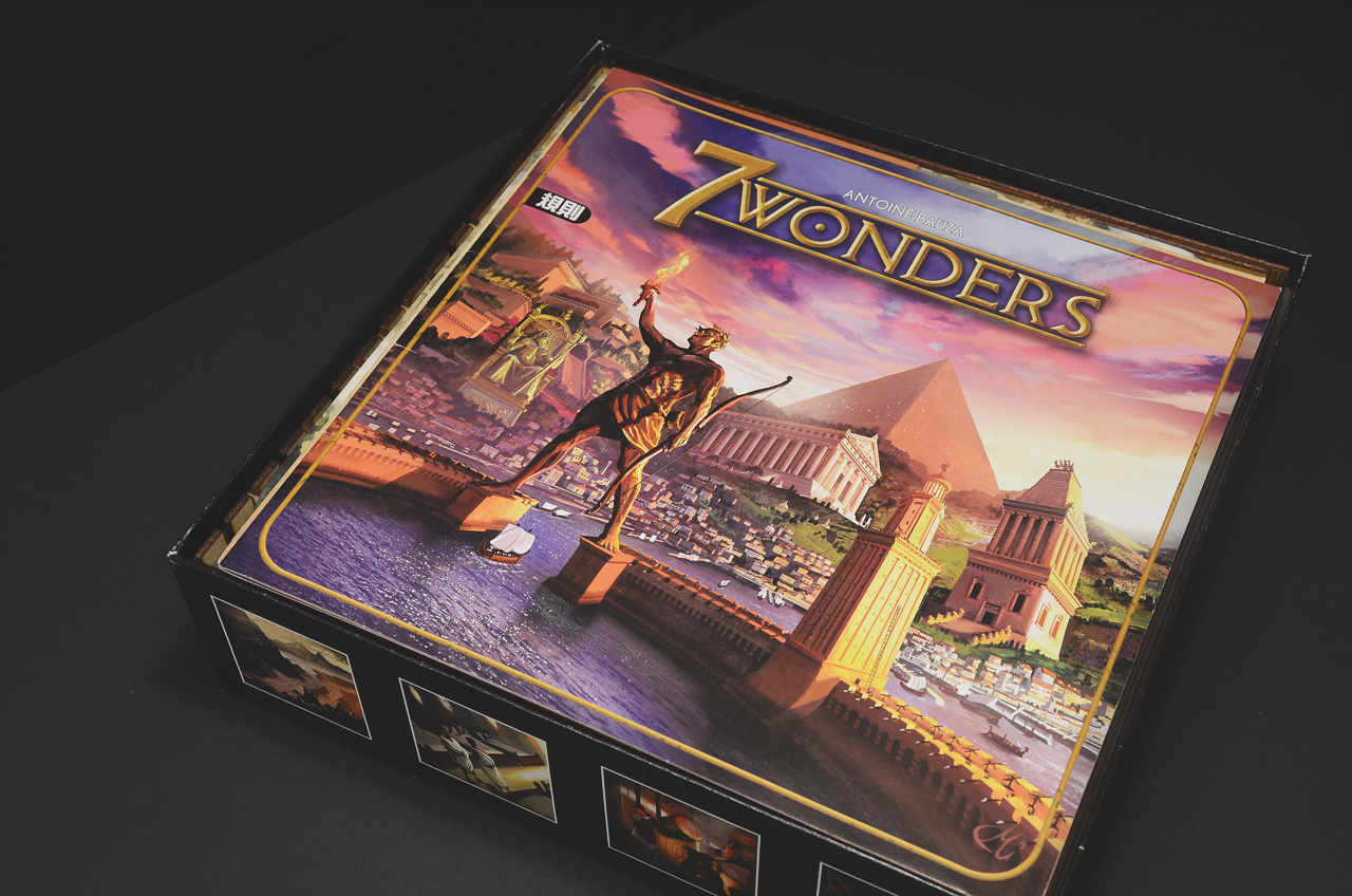 七大奇蹟 7 Wonders 烏鴉盒子木製桌遊收納盒