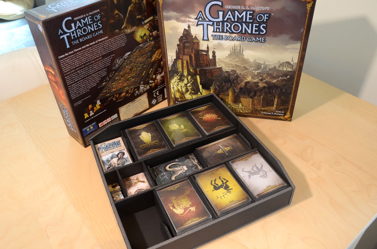 權力遊戲：冰與火之歌版圖二版 質感手工收納盒 A Game of Thrones: The Board Game