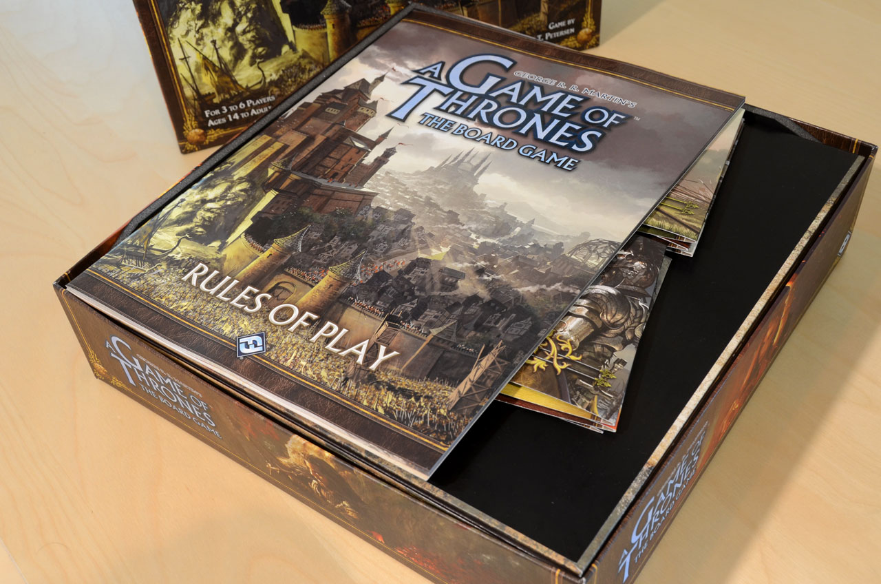 權力遊戲：冰與火之歌版圖二版 質感手工收納盒 A Game of Thrones: The Board Game