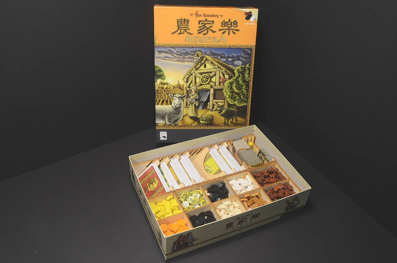 農家樂17世紀：務農非易事 Agricola Revised Edition烏鴉盒子桌遊收納盒