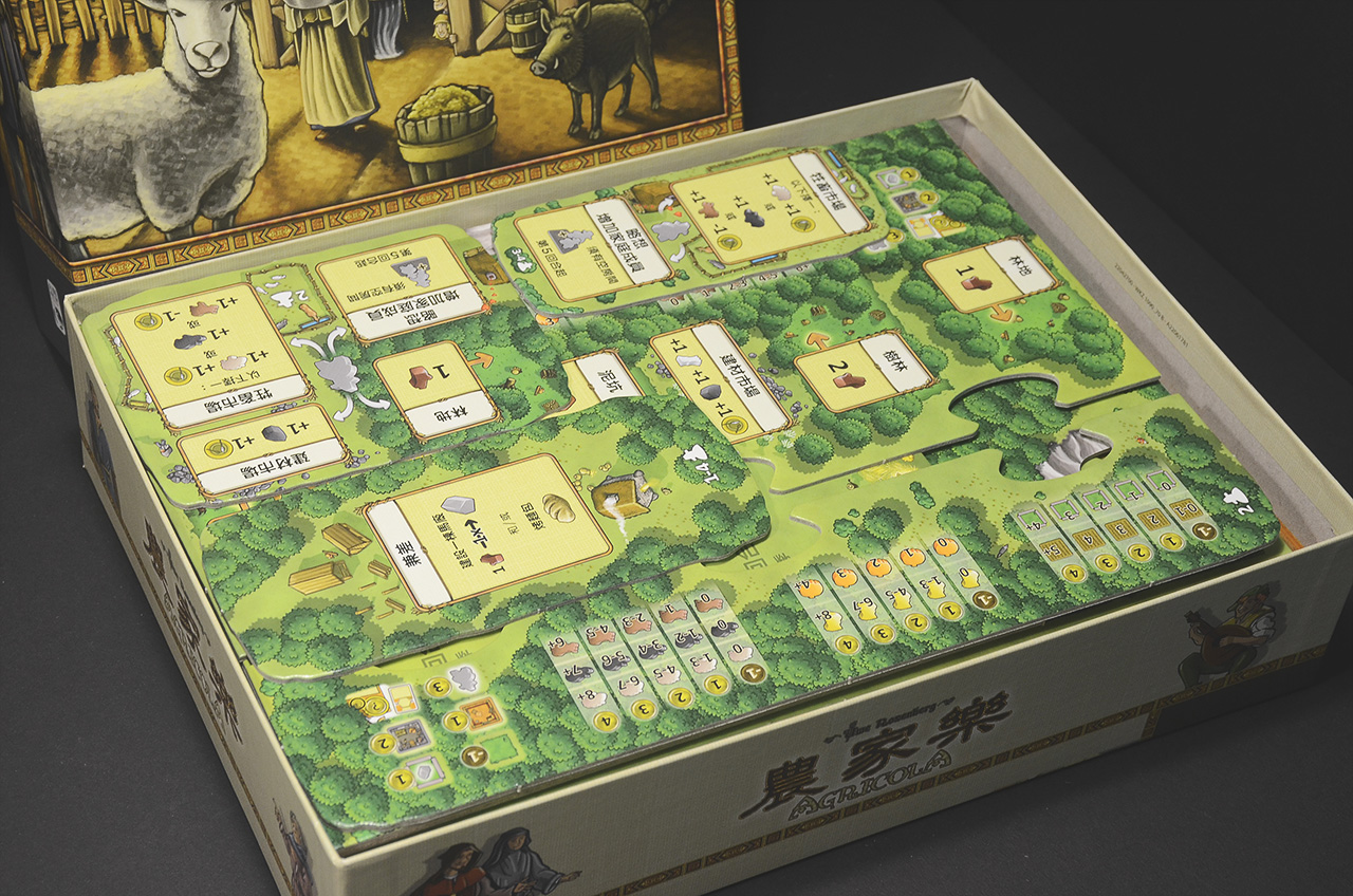 農家樂17世紀：務農非易事 Agricola Revised Edition烏鴉盒子桌遊收納盒