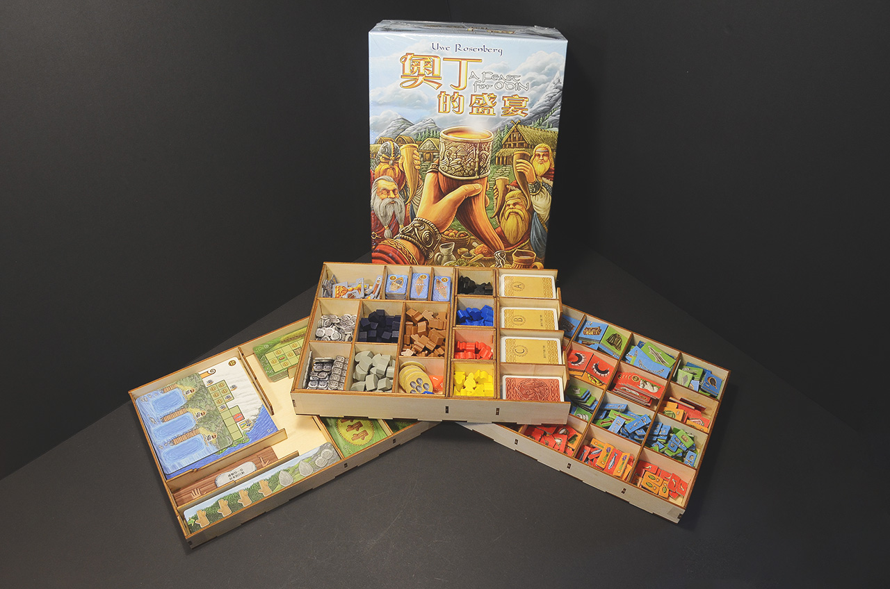 奧丁的盛宴 A Feast for Odin 烏鴉盒子桌遊收納盒