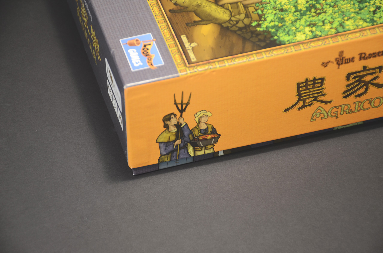 農家樂 Agricola 烏鴉盒子木製桌遊收納盒