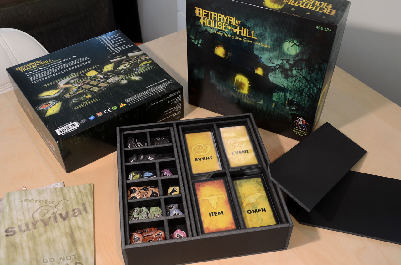 山中小屋質感手工收納盒 Betrayal at House on the Hill Insert