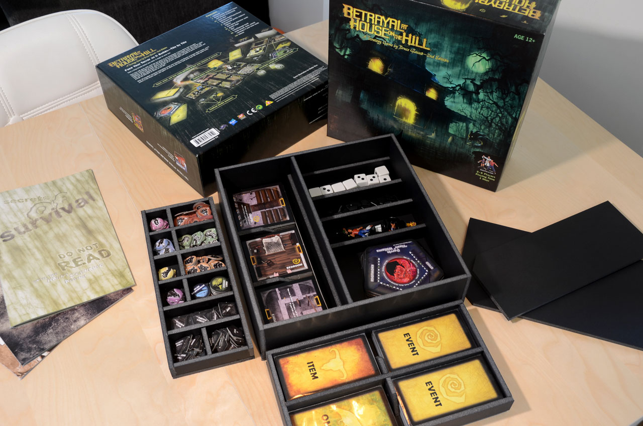 山中小屋質感手工收納盒 Betrayal at House on the Hill Insert