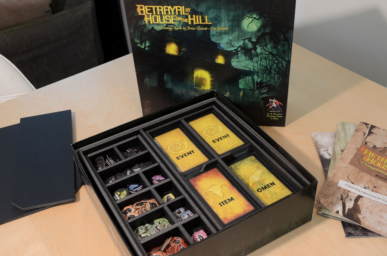 山中小屋質感手工收納盒 Betrayal at House on the Hill Insert