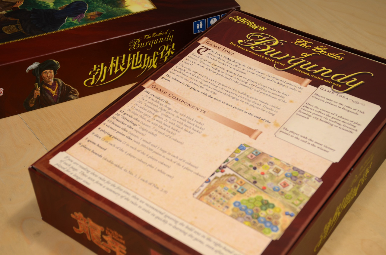 勃根地城堡 The Castles of Burgundy 質感桌遊收納盒