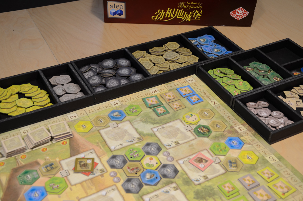 勃根地城堡 The Castles of Burgundy 質感桌遊收納盒