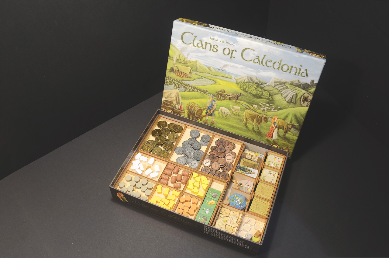 克里多尼亞氏族 Clans of Caledonia 烏鴉盒子桌遊收納盒