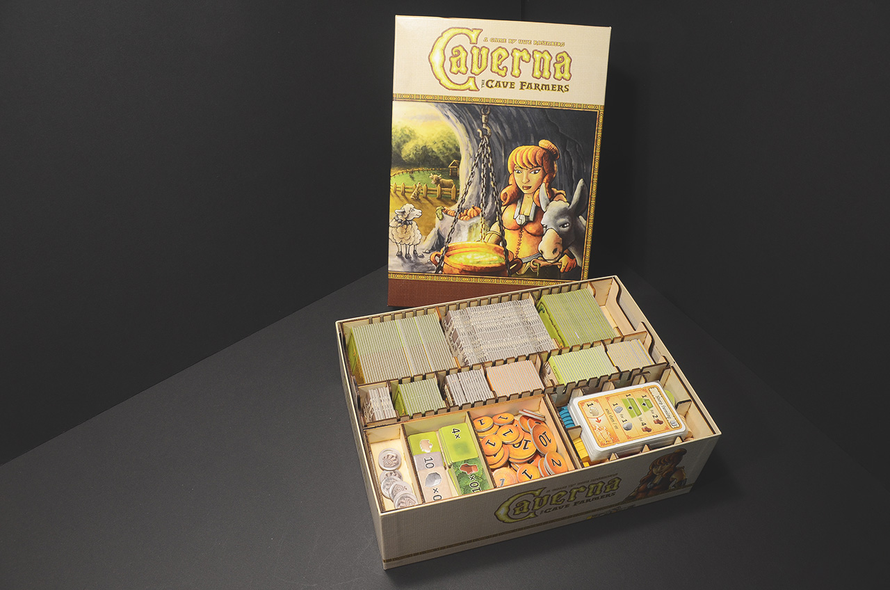 洞穴農夫 Caverna 烏鴉盒子桌遊收納盒