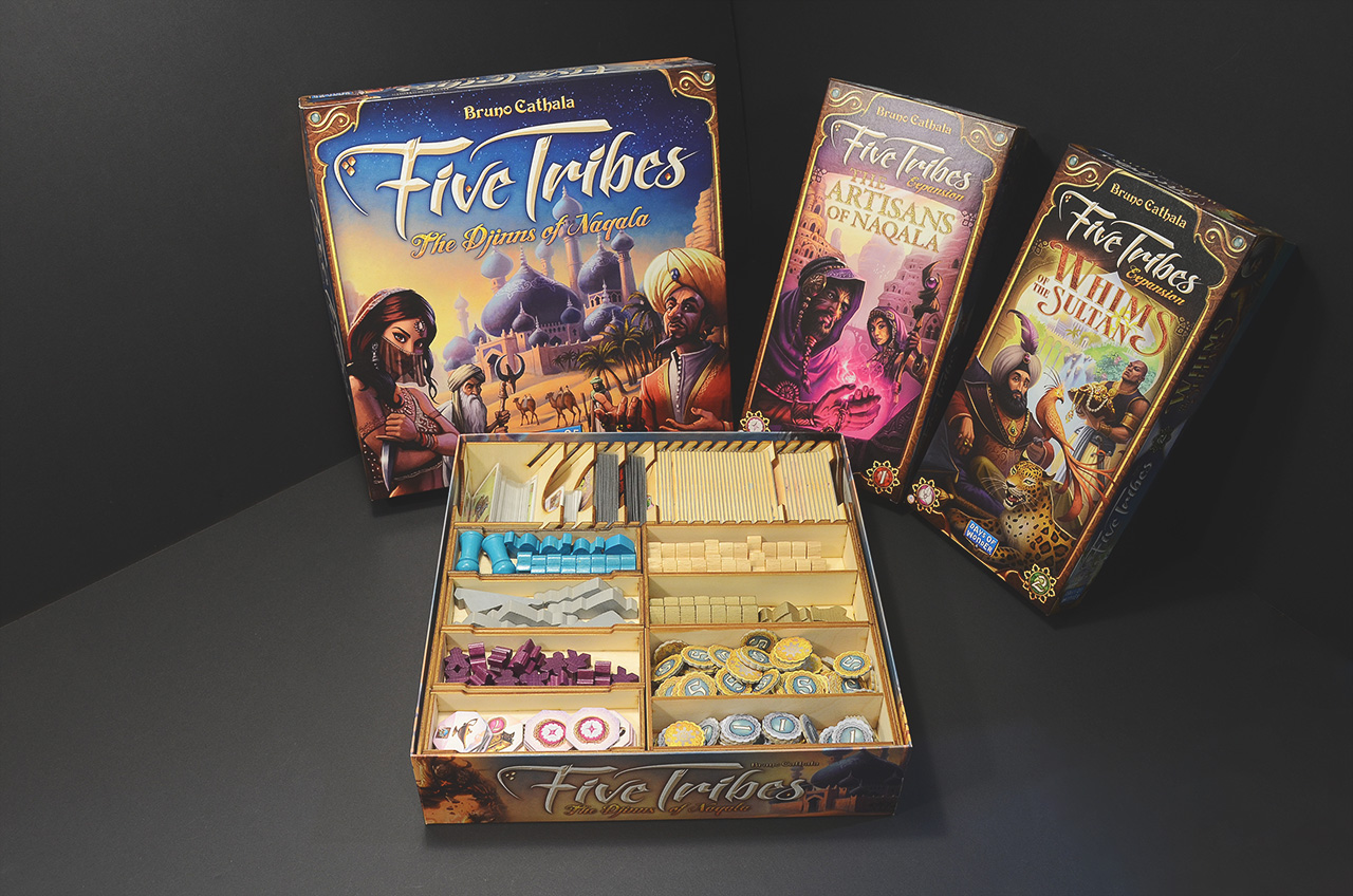 五大部落 Five Tribes 烏鴉盒子桌遊收納盒