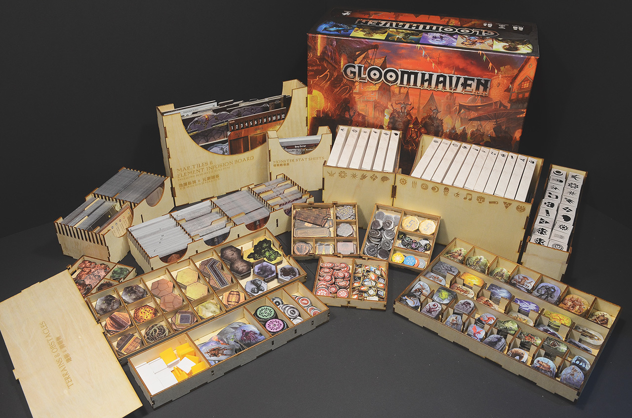 黯淡港灣 Gloomhaven 烏鴉盒子桌遊收納盒