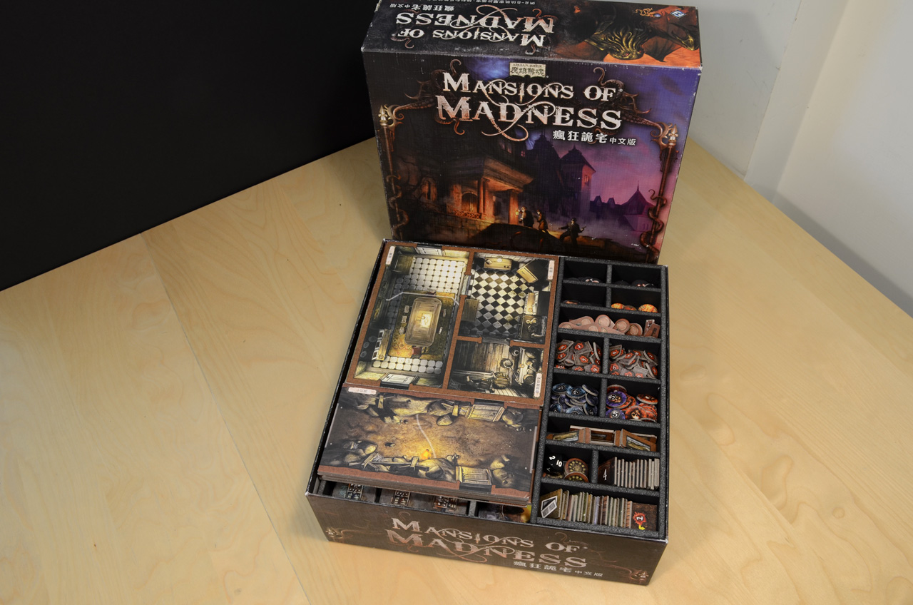 瘋狂詭宅 Mansion of Madness 烏鴉盒子桌遊收納盒