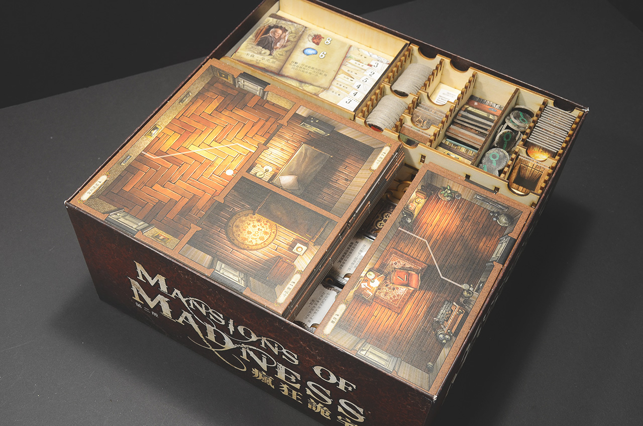 瘋狂詭宅 Mansion of Madness 烏鴉盒子桌遊收納盒