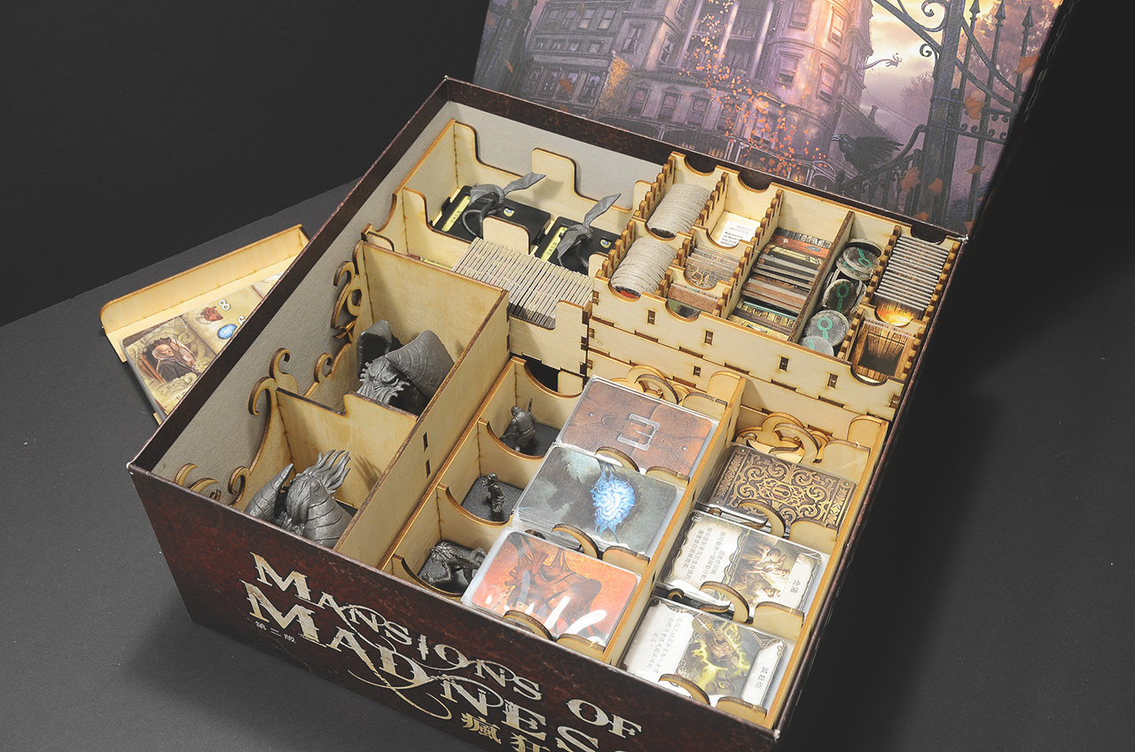 瘋狂詭宅 Mansion of Madness 烏鴉盒子桌遊收納盒