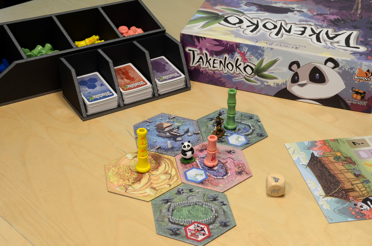 御竹園Takenoko 烏鴉盒子風扣板桌遊收納盒