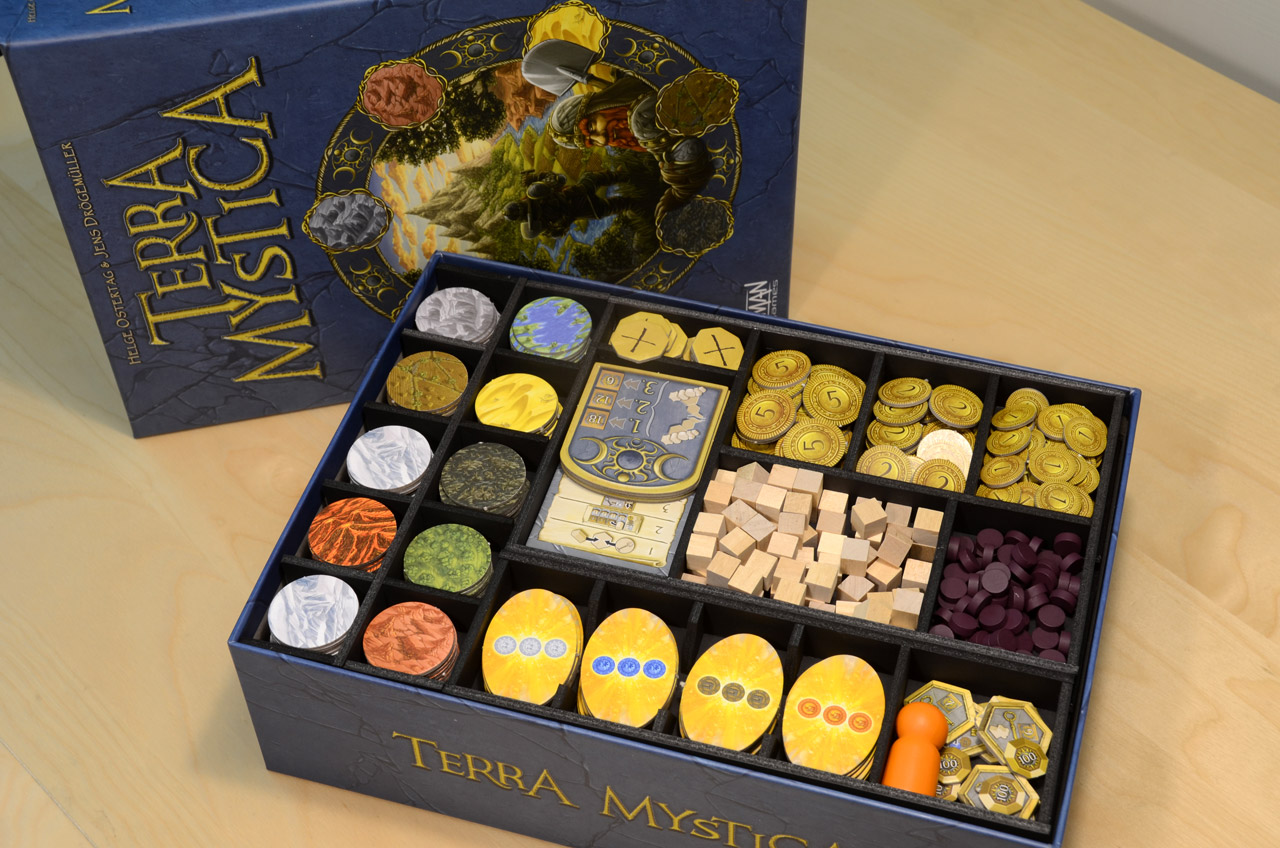 神秘大地 Terra Mystica 桌遊收納盒