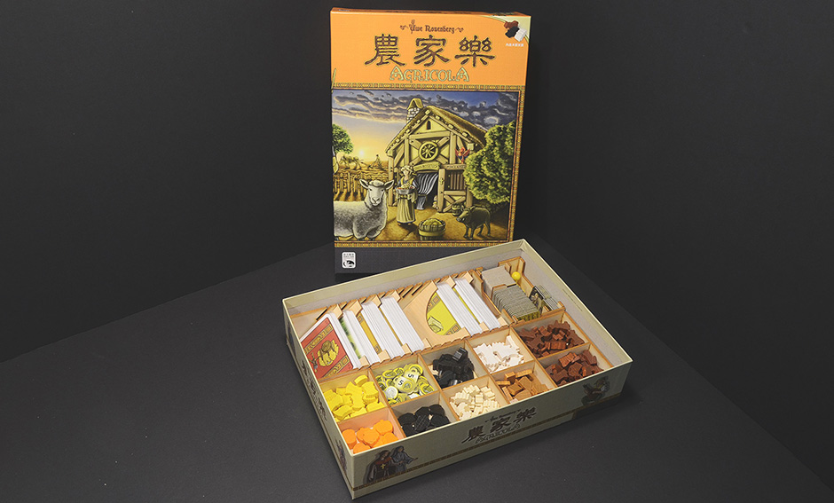 農家樂17世紀：務農非易事 Agricola Revised Edition 烏鴉盒子木製桌遊收納盒