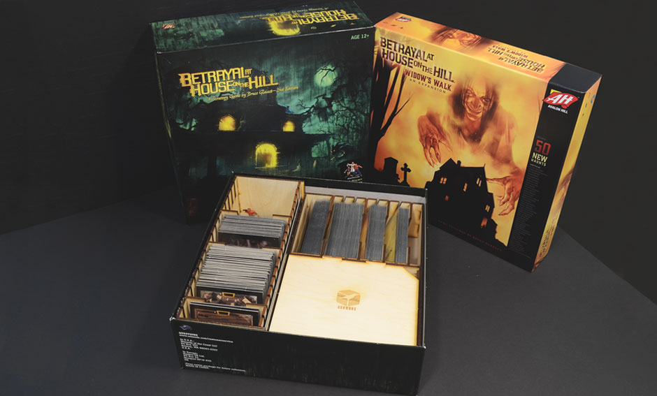 山中小屋 Betrayal at House ont he Hill 烏鴉盒子木製桌遊收納盒