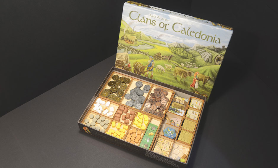 克里多尼亞氏族 Clans of Caledonia 烏鴉盒子木製桌遊收納盒