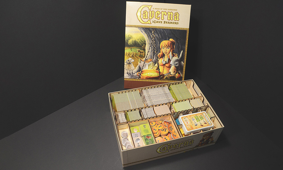 洞穴農夫 Caverna 烏鴉盒子木製桌遊收納盒