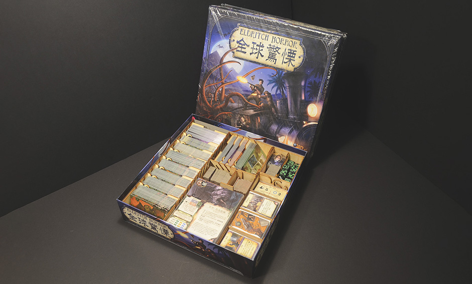 全球驚慄 Eldritch Horror 烏鴉盒子木製桌遊收納盒