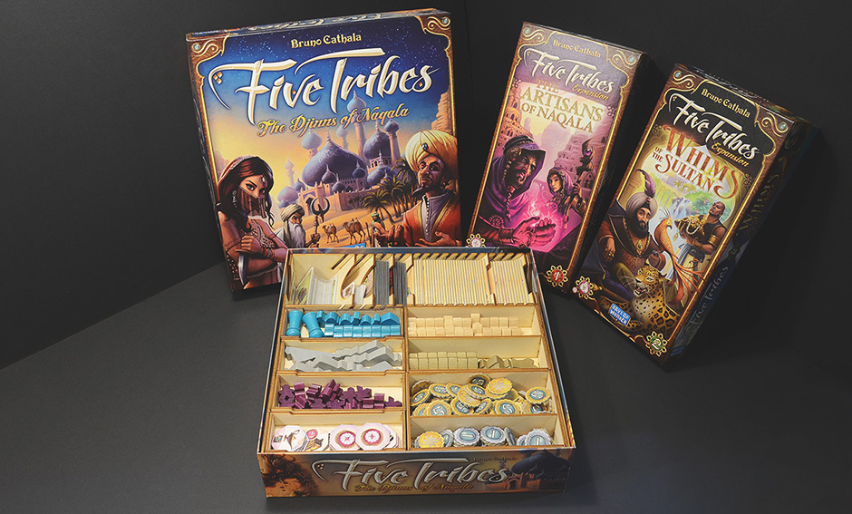 五大部落 Five Tribes 烏鴉盒子木製桌遊收納盒