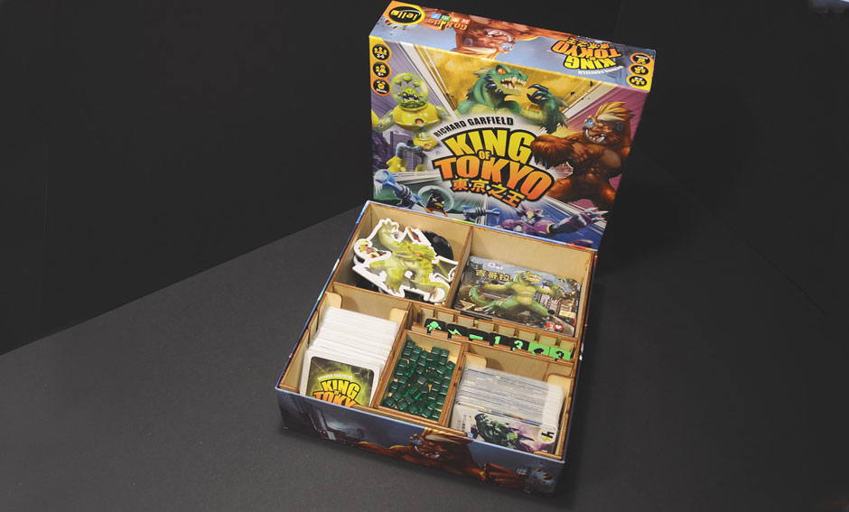 東京之王 King of Tokyo 烏鴉盒子木製桌遊收納盒