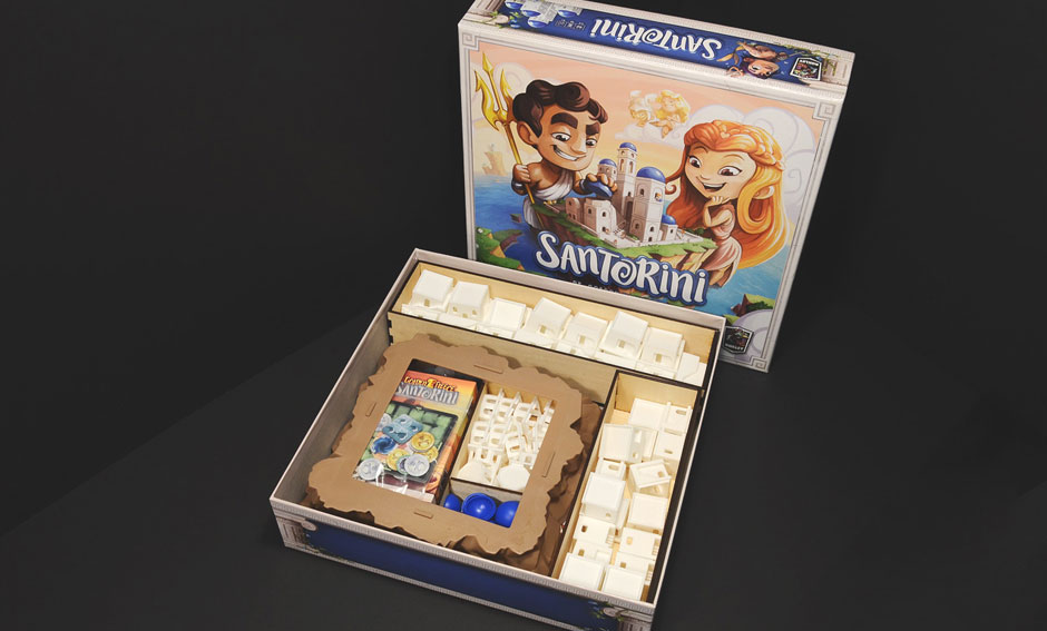 聖托里尼 Santorini 烏鴉盒子木製桌遊收納盒