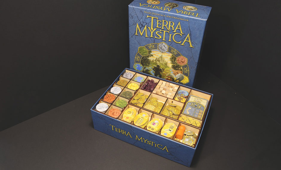 神秘大地 Terra Mystica 烏鴉盒子木製桌遊收納盒